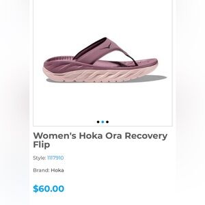 New Hoka Ora Recovery Pink Flip Flop